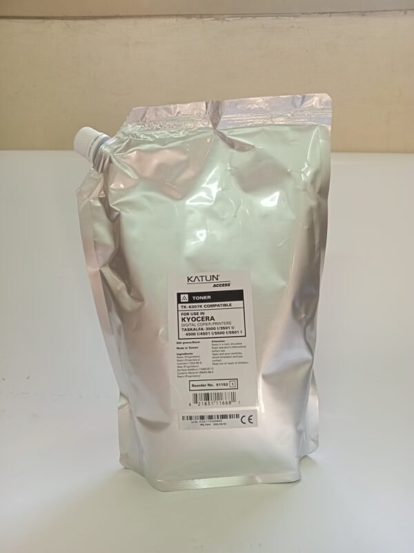 Kyocera Mita TASKALFA 3500 I / 3501 I / 4500 I / 4501 I / 5500 I Black Toner Bag by KATUN (51153)